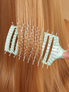 Global Star Large Curved Scalp Massage Comb - Perfect for Men's Oil Head and Women's Fluffy Curly Hair