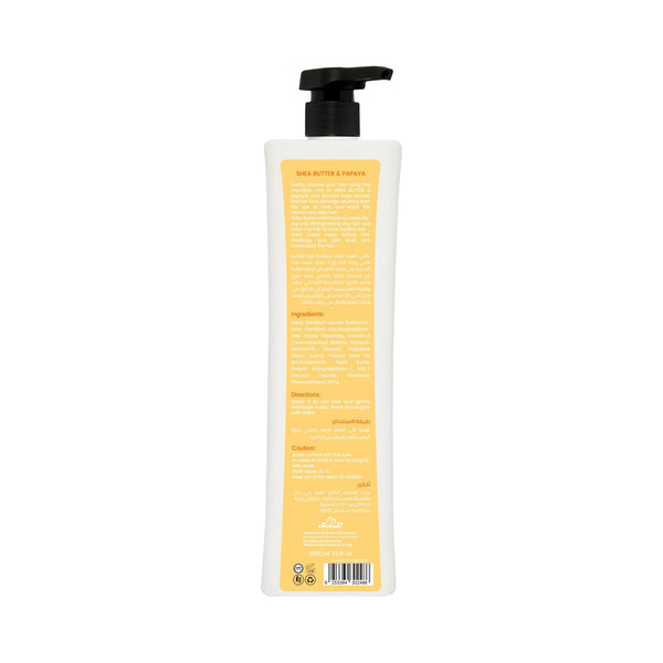 Globalstar Shampoo & Conditioner 1000ml with Shea Butter & Papaya – Frizz Control, Damage Repair & Intense Hydration