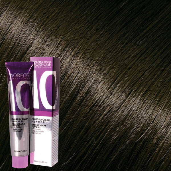 Morfose Light Copper Hair Color Cream 8.4 - Enriched with Camellia, Macadamia & Argan