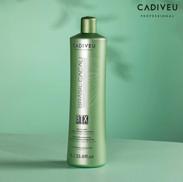 Cadiveu Brasil Cacau BTX Vegan Infused With Vegan Collagen And Cocoa 1L - Awarid UAE