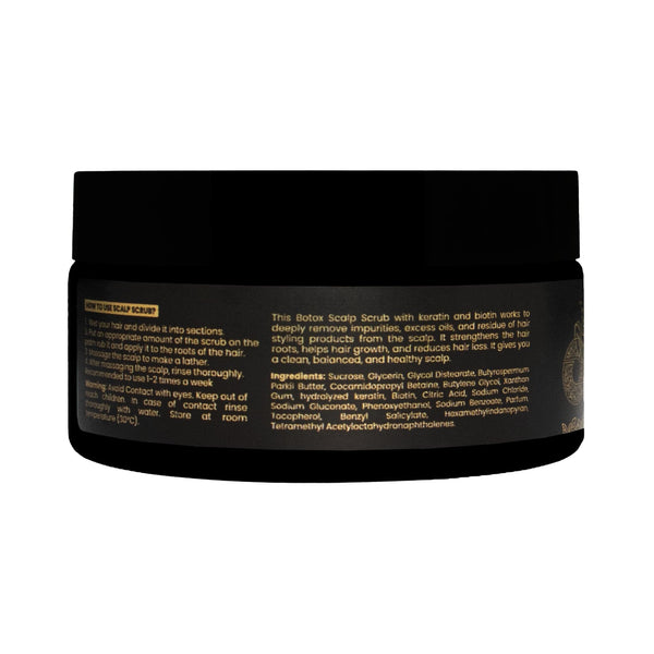 Oplus Hair & Scalp Detox Scrub with Keratin & Biotin – Removes Impurities & Enhances Hair Growth – 200g