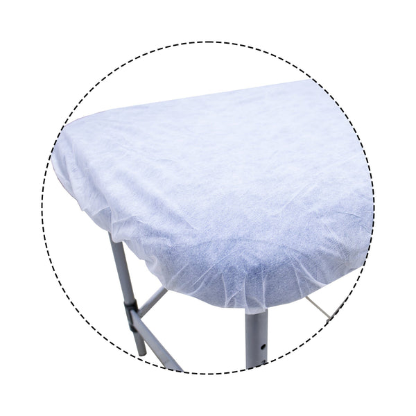 Globalstar White Fitted Bed Cover 90 x 215 cm – Pack of 10 High-Quality Sheets