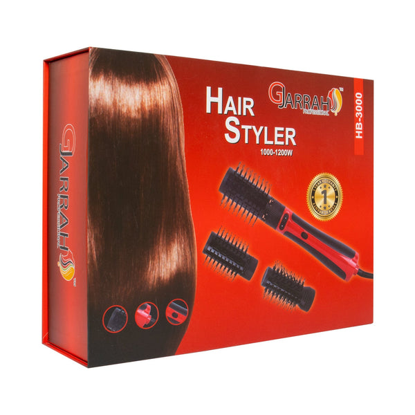 Gjarrah 2-in-1 Brush Hair Dryer – Professional Electric Styling & Drying Tool, 1000-1200W