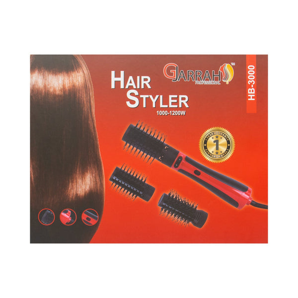 Gjarrah 2-in-1 Brush Hair Dryer – Professional Electric Styling & Drying Tool, 1000-1200W