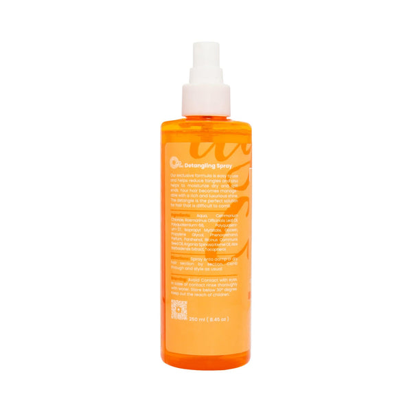 Oplus Anti-Frizz Detangling Spray – Perfect for Curls, Coils & Waves – Moisturizes, Softens & Adds Shine, 250ml