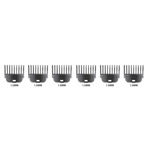 Global Star GS-9023 Hair Trimmer with USB Type-C - 6 Comb Attachments | Precision Grooming for Men