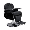 Globalstar 2687 Black Men’s Barber Chair – Hydraulic Reclining Salon Chair with Adjustable Headrest