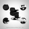 Globalstar 2689 Black Barber Chair – Professional Hydraulic Reclining Men’s Salon Chair