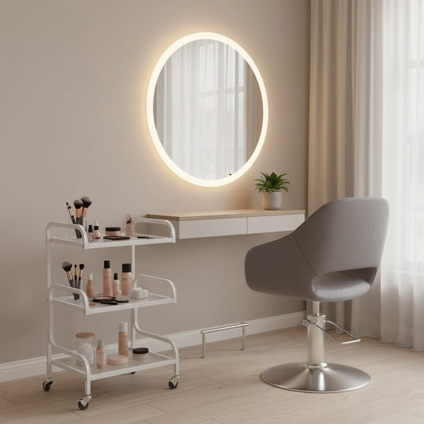 Globalstar Salon Trolley – 3 Shelves Efficient Salon and Spa Organization