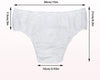 Globalstar 100-Pack Disposable Unisex Underwear - Hygienic and Convenient Non-Woven Briefs