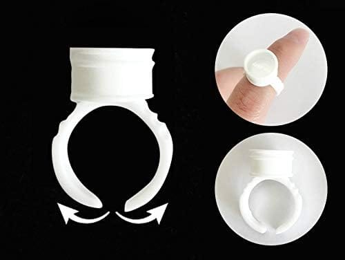 Globalstar 100PCS Disposable Tattoo Ink Caps Rings - Perfect for Microblading and Semi-Permanent Makeup