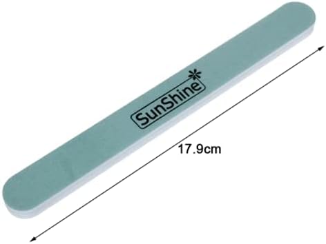 Globalstar Shine Buffer Nail File 600/3000 Grit 12pcs - Perfect Manicure and Pedicure Tool