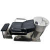 Global Star High-End Shampoo Chair: Half-lying design, deep ceramic basin for salons.pen_spark
