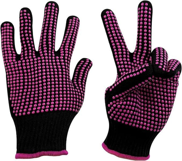 Globalstar Heat Resistant Gloves for Sublimation | 2pcs Universal Fit with Silicone Bumps