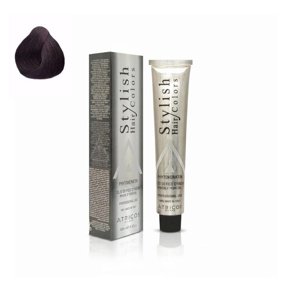 Atricos Milano Stylish Hair Color – Warm Brown Series | Professional Permanent Cream Hair Color 100ml