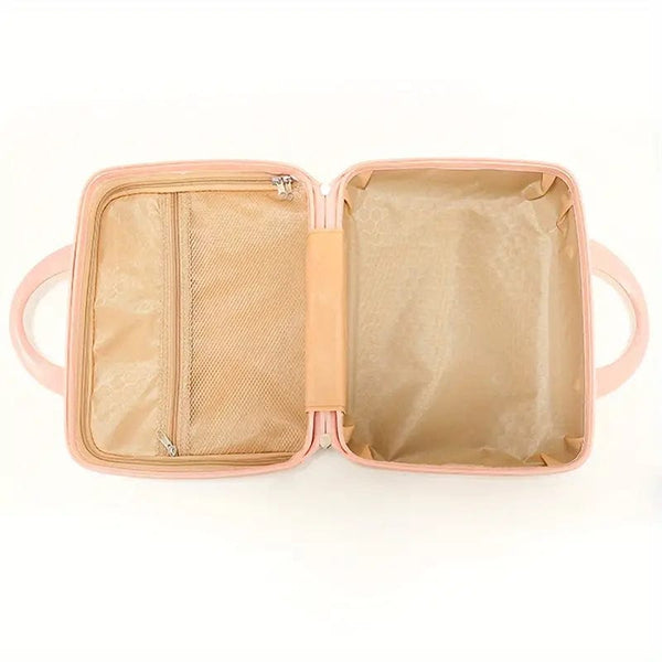 Globalstar Green Hard Shell Makeup Travel Case - Waterproof ABS Cosmetic Organizer with Secure Closure