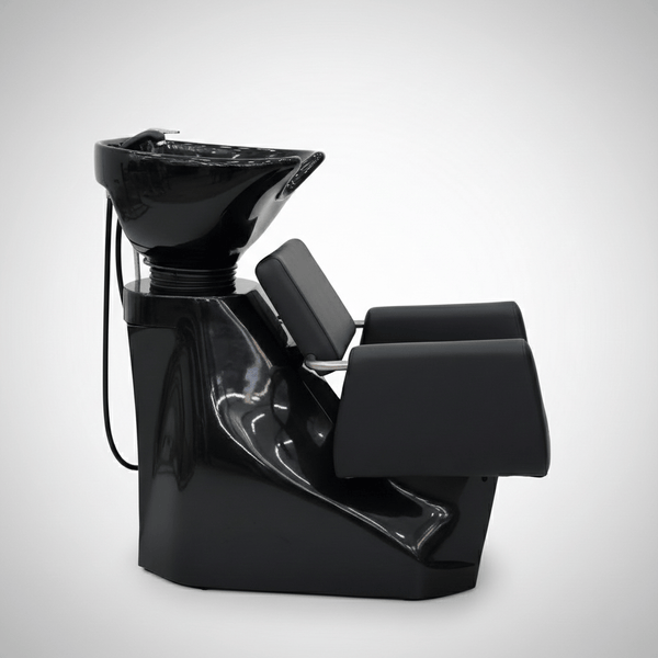 Globalstar SB-4017 Shampoo Chair with Black Basin – Professional Salon Backwash Unit