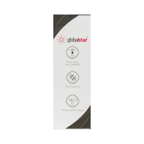 Globalstar GS-G004 Massage Gun 3200 RPM, 5 Speed Levels - 4 Massage Heads | 1800mAh Rechargeable Battery