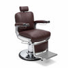 Globalstar DY-11 Red and Brown Barber Chair – Soft Leather 360° Rotating Professional Salon Chair