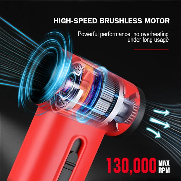 WMARK NG‑TB001 High Speed Mini Turbo Jet Fan Electric Hair Dryer Stepless Speed Air Blower for Salon