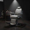 Globalstar BC-9997 Grey Barber Chair – Soft Leather 360° Rotating Professional Salon Chair