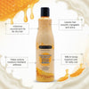 Morfose Milk & Honey Shampoo 500 ml – Intensive Nourishment for Dry & Damaged Hair with Milk Protein & Honey Extract