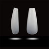 Globalstar 500PCS Coffin Nail Tips - Long Ballerina Acrylic Fake Nails, Extra Natural False Nails (10 Sizes)