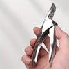 Globalstar Stainless Steel U Type Nail Clipper - Precision Edge Cutters for Perfect False Nail Tips