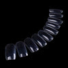 Globalstar 500pcs Clear Acrylic Style False Nail Tips with Box - Professional Salon Manicures