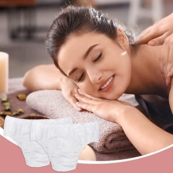 Globalstar 100-Pack Disposable Unisex Underwear - Hygienic and Convenient Non-Woven Briefs