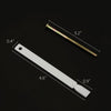 Globalstar Natural Nail Art Practice Tips - 50 Pieces Fan-Shaped Color Display with Mounting Screw