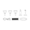 Globlastar Professional Beard & Hair Trimmer - Detachable Head Type-C Fast Charge | Long Battery Backup