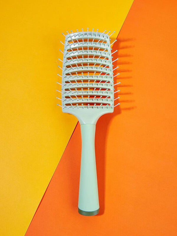 Global Star Large Curved Scalp Massage Comb - Perfect for Men's Oil Head and Women's Fluffy Curly Hair