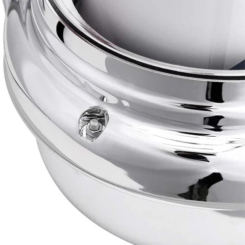 Globalstar 72cm Classic Barber Pole Light - Silver Red White Blue Stripes, Iconic Barber Shop Decor