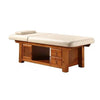 Globalstar Massage Bed with Drawers: Beige Spa Bed for Professional Massage and Therapy