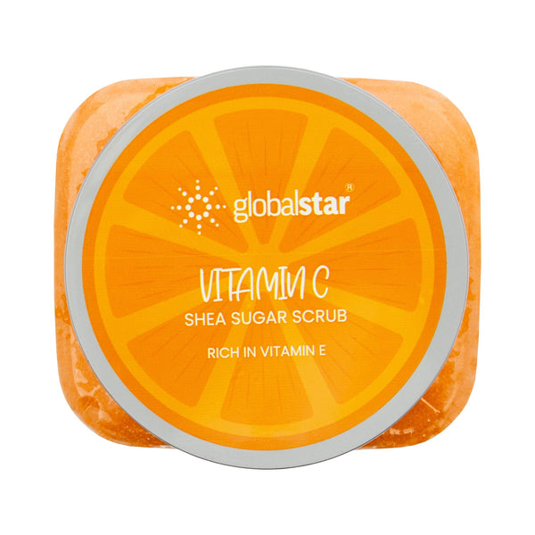 Globalstar Exfoliating Sugar Scrub with Shea Butter & Vitamin C – 600g, Nourishes & Revitalizes Skin