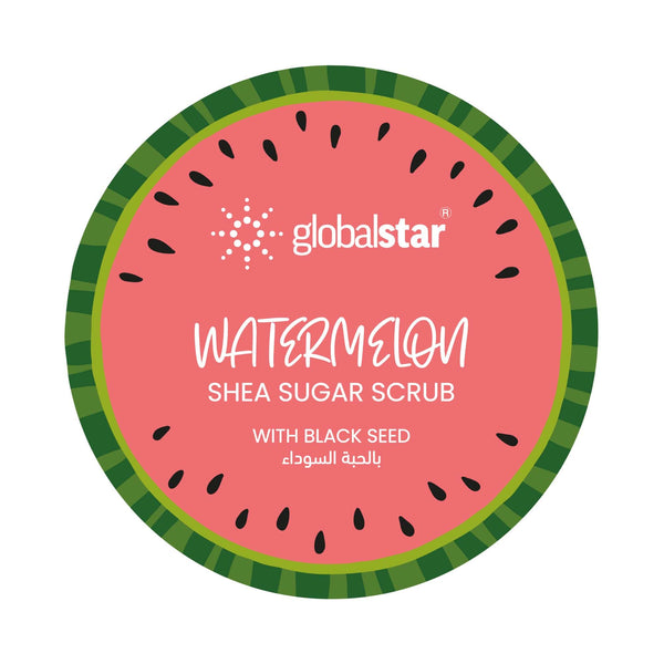 Globalstar Shea Butter & Watermelon Sugar Scrub – Skin Brightening & Moisturizing (600g)
