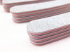 Golabalstar Curved Zebra Nail Files – Professional 100/180 Grit Emery Boards for Home & Salon (25 PCS)