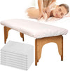 Globalstar White Fitted Bed Cover 90 x 215 cm – Pack of 10 High-Quality Sheets