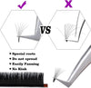 Globalstar Russian Eyelash Extensions - Self Fanning, 0.03C Mix Curl, 12 Rows