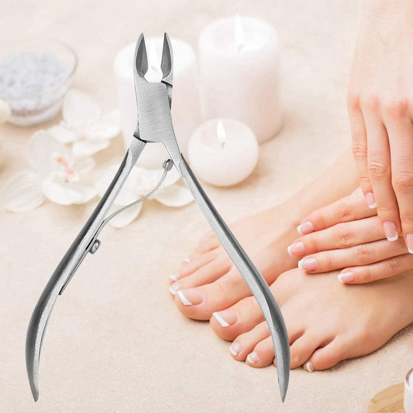 Globalstar Professional Stainless Steel Cuticle Trimmer - Perfect for Salon and Home Nail Care