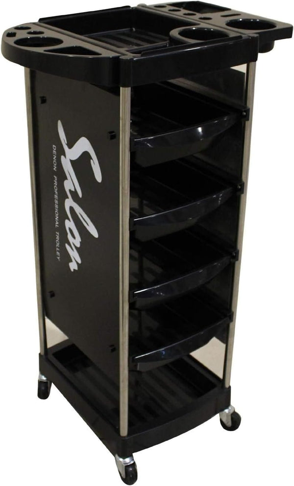 Globalstar Aluminum Pedicure Salon Trolley - Portable Stainless Steel Beauty Cart for Aesthetic and Cosmetic Use