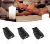 Globalstar Black Disposable Thongs - 50 Pack for Spa, Travel, and Everyday Use