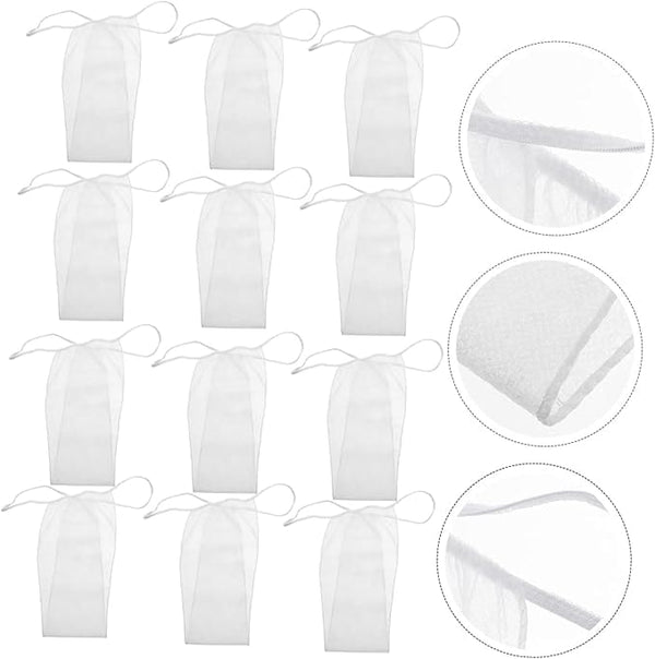Globalstar Comfort Essentials: 50-Pack Women's Disposable White Thong Liners - Ideal for Spa, Maternity & Travel