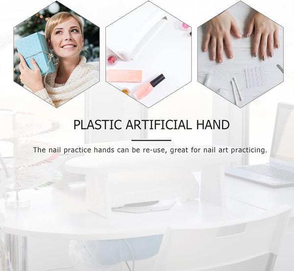 حلم فنانة الأظافر المحترفة من Globalstar - يد مانيكان قابلة للانحناء لإتقان العناية بالأظافر