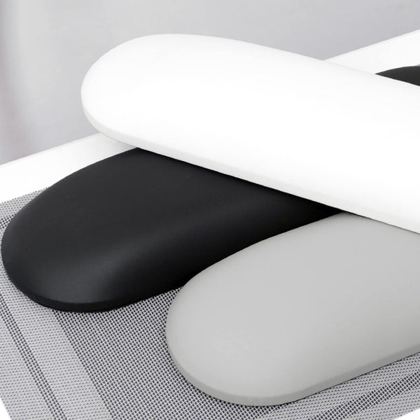 Globalstar Luxury Nail Arm Rest Pillow and Mat Black - Manicure Hand Rest Cushion Pad for Nail Technicians (Black)