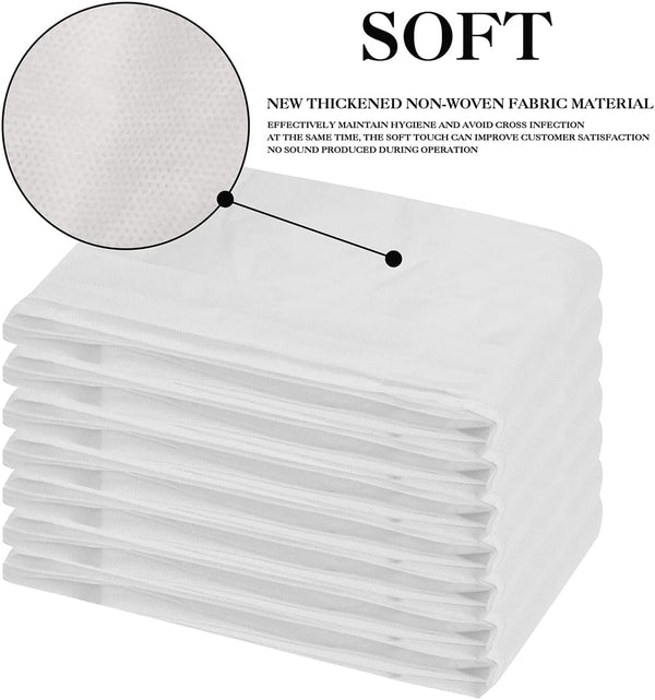 Globalstar White Fitted Bed Cover 90 x 215 cm – Pack of 10 High-Quality Sheets