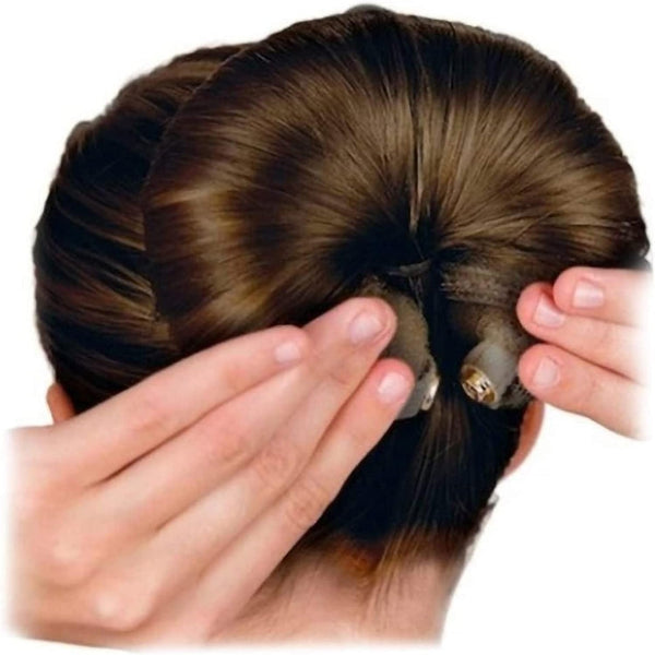 Globalstar Donut Hair Bun Black 23cm Ring - The Versatile Hair Accessory