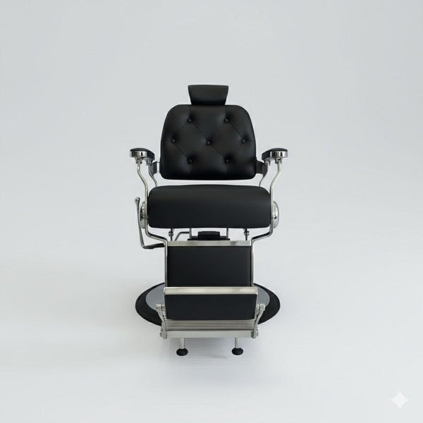 Globalstar Black Professional Barber Chair BC9996 – Hydraulic Lift & Leather Upholstery for Salons