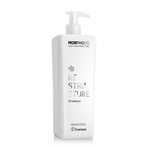 Framesi Morphosis Restructure Revitalizing Shampoo Step 1 – Professional Repair & Strengthening Cleanser (1000 ml)